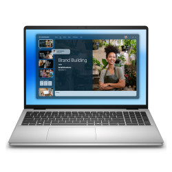 Dell 16 DC16251/Core 5 -120U/16GB/512 SSD/16" FHD+/Intel UHD/FgrPr/WLAN + BT/US Kb/4 Cell/W11Pro/Platinum Silver/3yrs Prosuppor